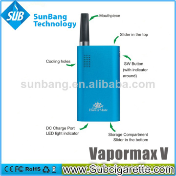 Gold Vapor Electronic Cigarette E Cigarette China COM Vapormax V Wholesale for Dry Herb